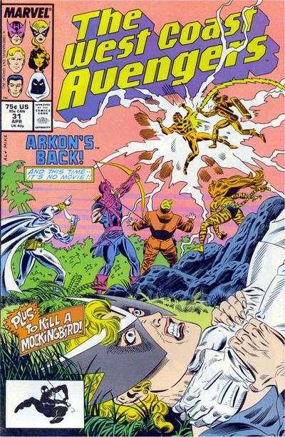 West Coast Avengers (1985 series) #31, NM- (Stock photo)