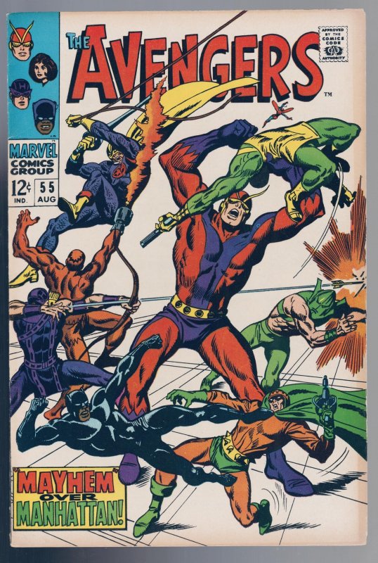 The Avengers #55 (1968) High Grade