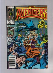 Avengers #291 - Tom Palmer Cover Art! (9.0) 1988