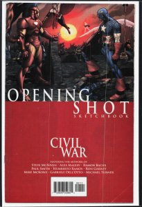 Civil War: Opening Shot Sketchbook (2006) Captain America