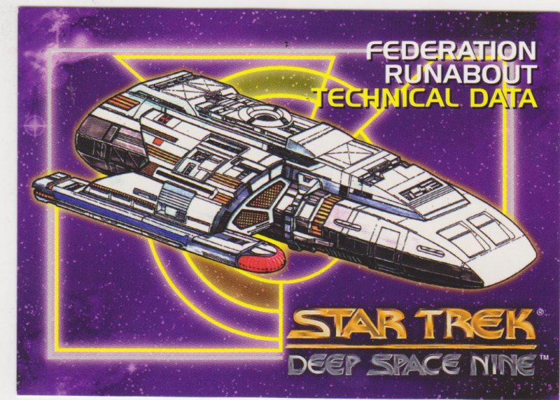 1993 Star Trek Deep Space 9 #16 Federation Runabout