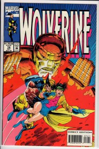 Wolverine #74 Direct Edition (1993) 9.2 NM-
