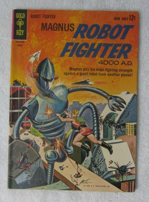 Magnus, Robot Fighter #3 (Aug 1963, Western Publishing) VF- 7.5 