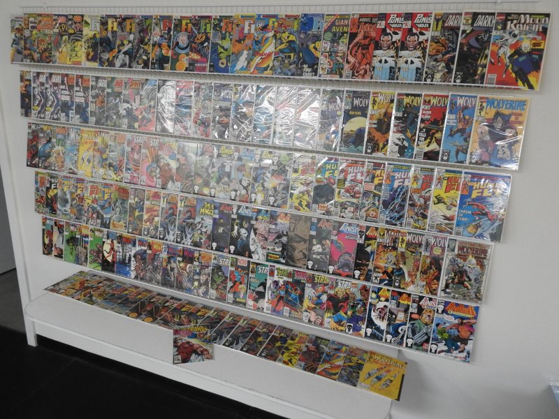 Huge Lot 140+ Comics W/ Wolverine, Dr. Strange, Punisher+ Avg Fine+ Condition!