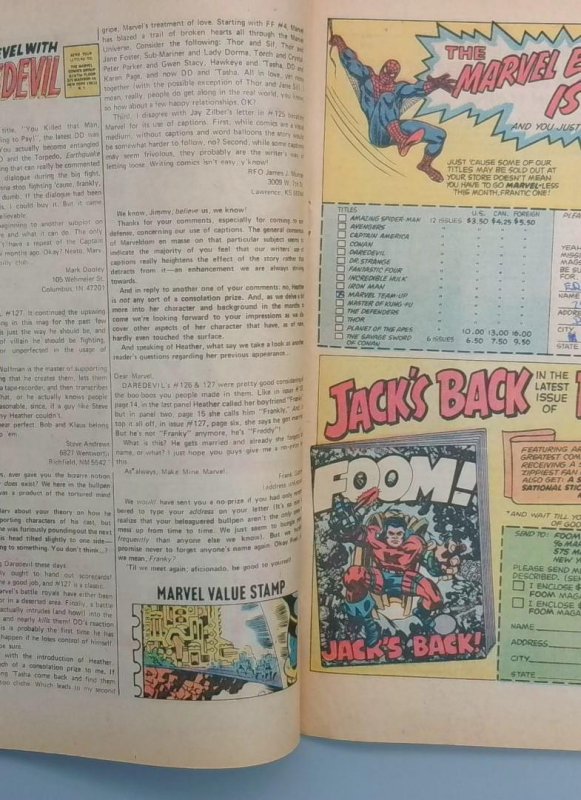 Daredevil #131 GD 1st Bullseye Marvel Comics 1975 NG1