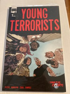 Young Terrorists #1 Third Eye Comics Cover (2015)
