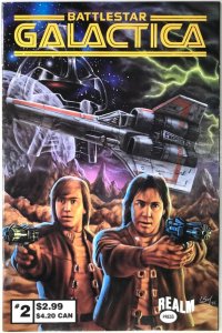 BATTLESTAR GALACTICA Comic # 2 — 1998 Realm Press — Fine Condition — 36 Pages