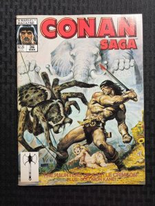 1990 CONAN SAGA Magazine #36 FN+ 6.5 Earl Norem Cover