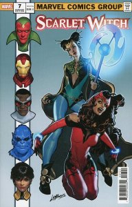 Scarlet Witch #7 2023 Villalobos Homage Cover B Marvel Comics EB168