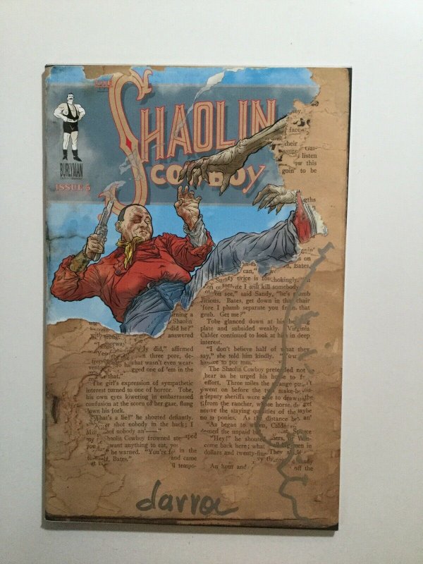 Shaolon Cowboy 5 Near Mint Nm Signed By Geoffrey Darrow Burlyman Entertainment