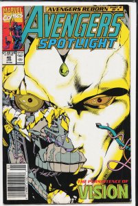 Avengers Spotlight #40 (1991) The Vision