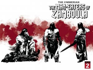 Cimmerian Man-Eaters of Zamboula #2 Cover C Recht Ablaze Media 2021 EB162