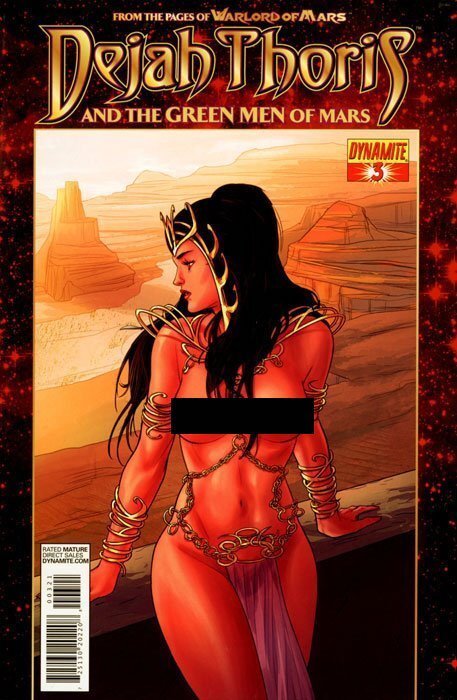 Dejah Thoris: And the Green Men of Mars #3 Jose Malaga Risqué Art Variant (2013)