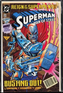 Superman: The Man of Steel #22 (1993) Steel [Key Issue]