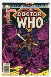 Marvel Premiere #59 Dave Gibbons Doctor Who Newsstand VF+