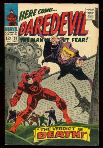 DAREDEVIL #20 1966-MARVEL COMICS- THE OWL FN