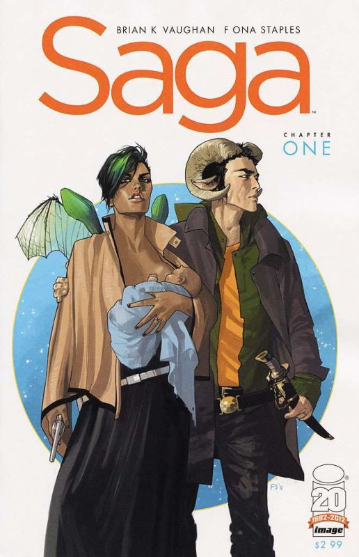 Saga (Image) #1 VF/NM ; Image | Brian K. Vaughan/Fiona Staples 1st print