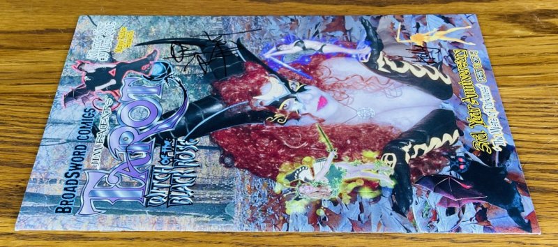 TAROT WITCH OF THE BLACK ROSE #19 SIGNED JIM BALENT HOLLY COA 2003 LTD 1000