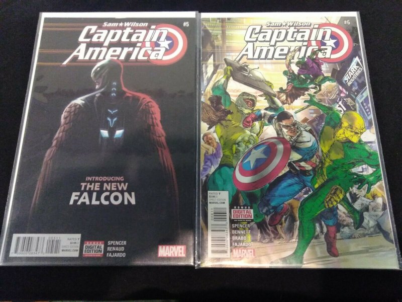 Sam Wilson: Captain America #1-12 FIRST JOAQUIN TORRES #3 FULL RUN