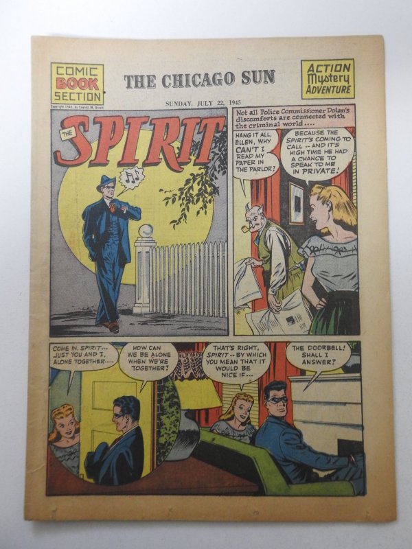 The Spirit #269 (1945) Vintage Newspaper Insert Rare!