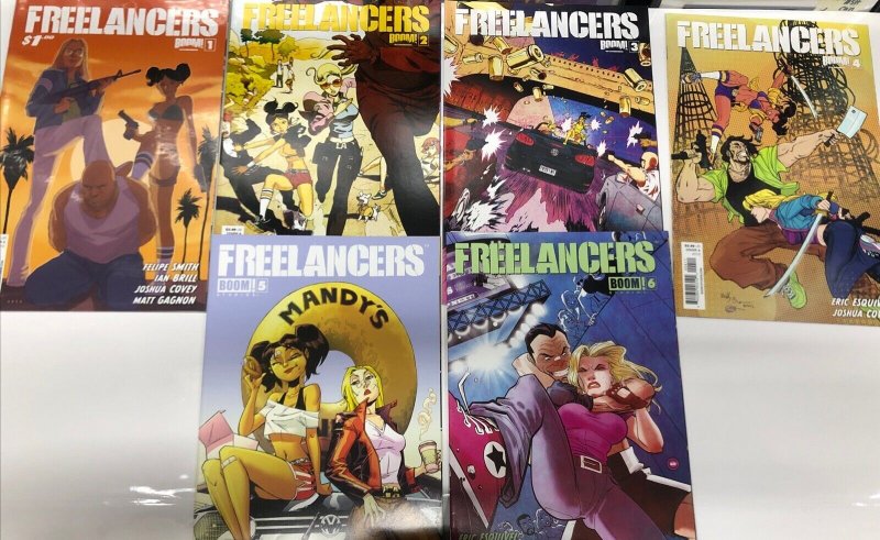 Freelancers (2013) Set # 1-6 Eric Esquivel • Joshua Covey • Boom Studios