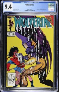 Wolverine #20 (1/90) Graded CGC 9.4