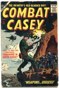 Combat Casey #32 1957- Atlas War- North Korea- Commies G