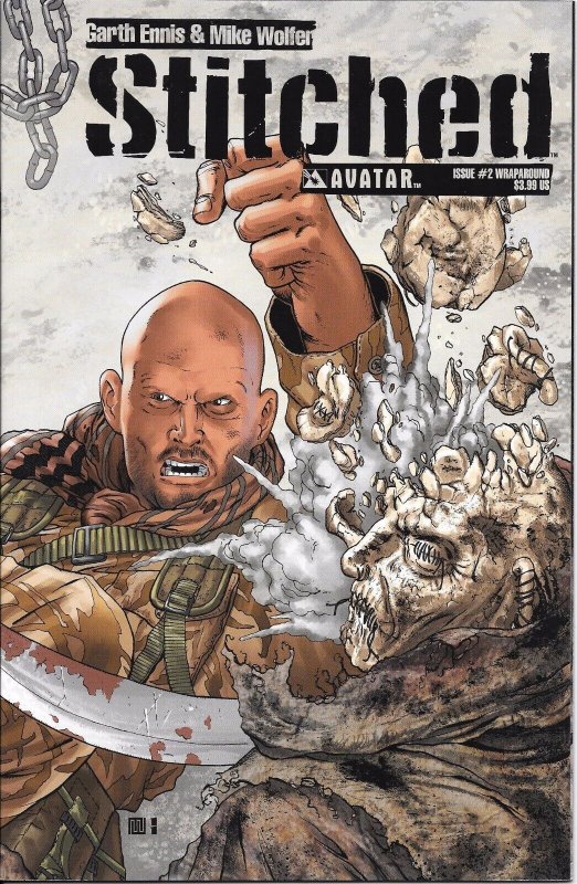 STITCHED # 2 WRAP AROUND COVER EDITION  !!!    AVATAR !!!    NM 