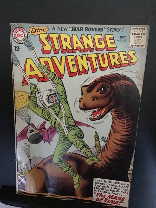 Strange Adventures #159 (1963) high-grade dino-cover key! FN/VF Wytheville CERT