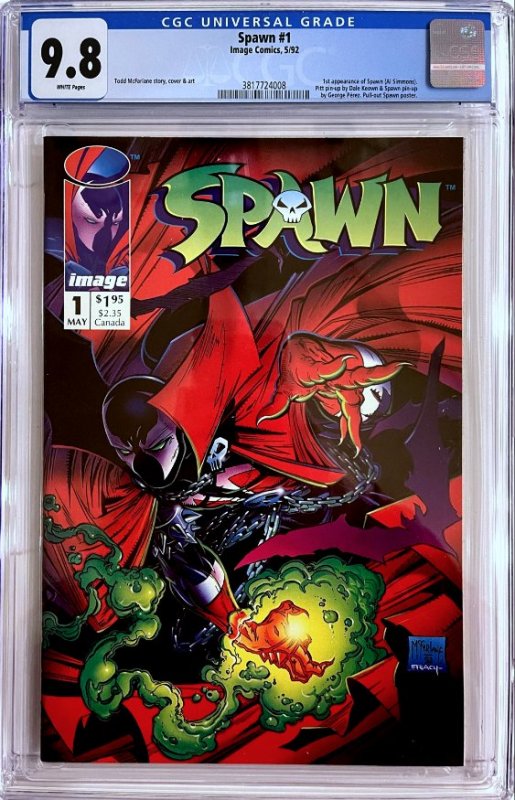 Spawn #1 CGC 9.8 Giveaway