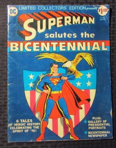 1976 DC TREASURY C-47 SUPERMAN SALUTES THE BICENTENNIAL VG- 3.5