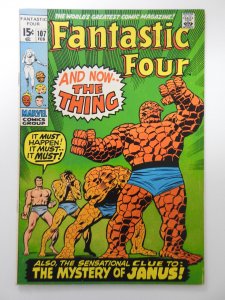 Fantastic Four #107 Regular Edition (1971) Sharp Fine/VF Condition!!