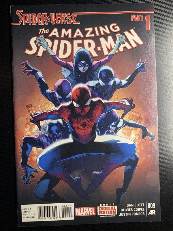Amazing Spider-Man #9  NM- 2nd Appearance of Spider-Gwen 2015 MCU Spiderverse