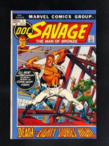 Doc Savage #1 (1972) First Modern Ongoing Solo Title Featuring Doc Savage