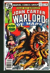John Carter Warlord of Mars #21 (1979)