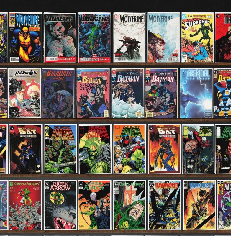 Huge Lot 150+ Comics with Superman, Green Arrow, Wolverine, Excalibur & More!