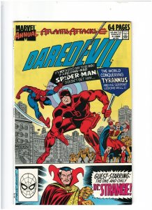 Daredevil Annual #4 Marvel 1989 Jim Lee Back-Up story Atlantis Attacks VF/NM 9.0 
