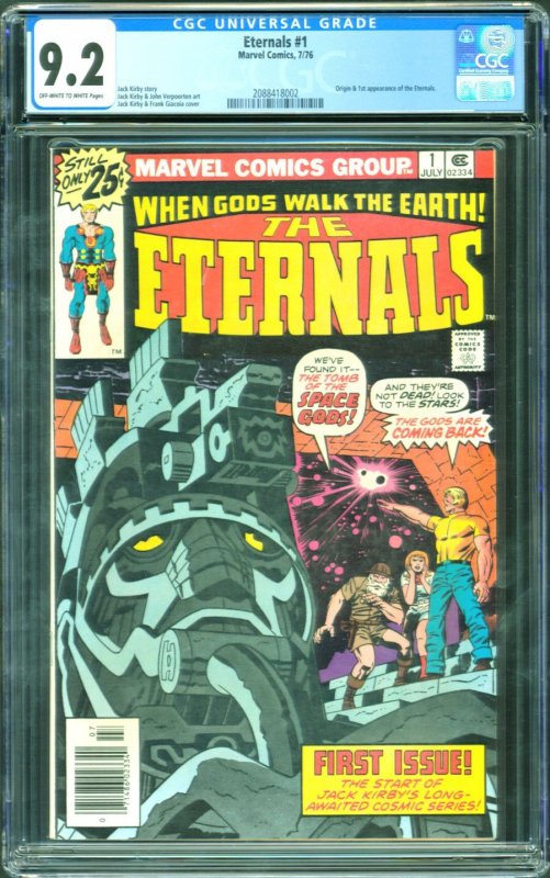 ETERNALS, THE (1976-78) #1, CGC NM-: 9.2