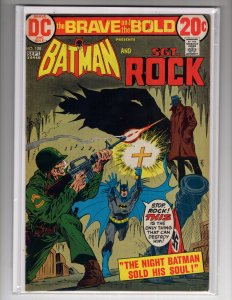 The Brave and the Bold #108 (1973) SGT ROCK! Bronze DC Classic !!! / EC#1