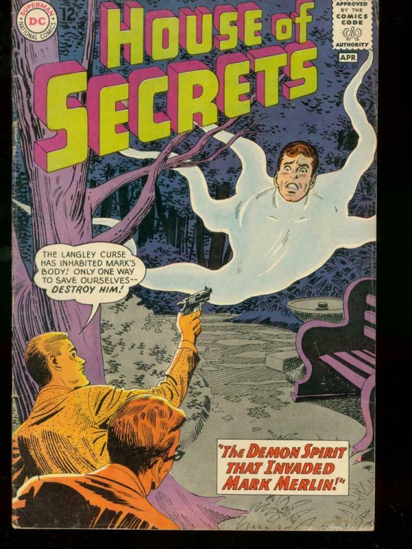 HOUSE OF SECRETS #59 1963 DC COMICS MARK MERLIN'S DEMON VG