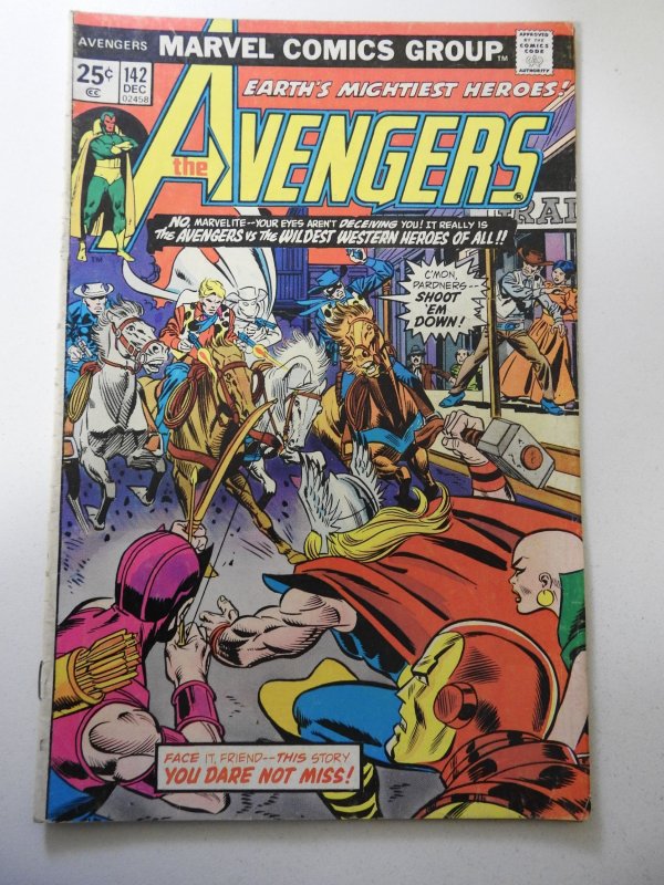 The Avengers #142 (1975) GD+ Condition Centerfold detached | Comic ...