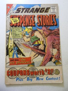 Strange Suspense Stories #53 (1961) GD+ Condition moisture damage/stains