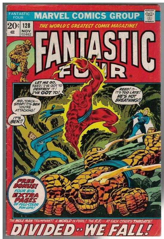 FANTASTIC FOUR 128 VG  Nov. 1972