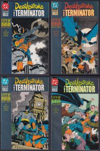 Deathstroke the Terminator 6 7 8 9 Batman DC Comics Lot of 4 City of Assassins