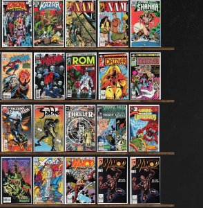 Huge Lot 130+ Comics with Rom, The Amazing Spider-Man, Namor & More!
