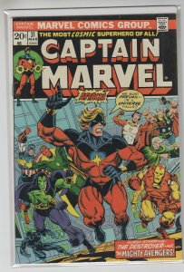 CAPTAIN MARVEL (1968 MARVEL) #31 FN+ A15485