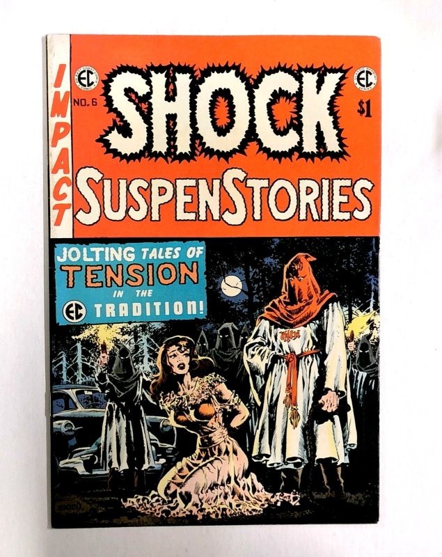 E. C. Classic Reprint #8-- Shock SuspenStories #6--Wally Wood--Hooded Menace Cov