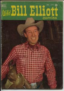 Wild Bill Elliott #6 1951-Dell-B-Western movie star photo cover-Bob Jenny-VG
