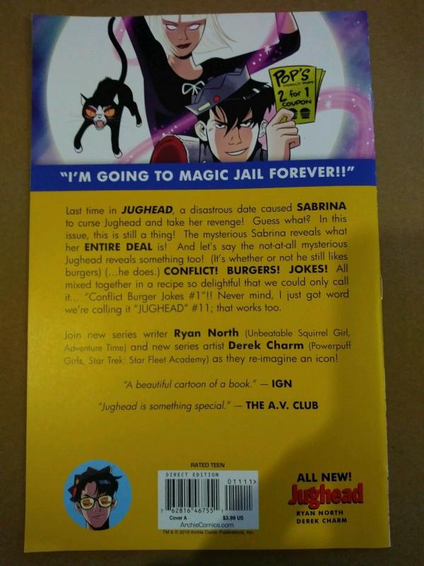 Jughead #10-11 set Archie Comics guest starring Sabrina The Teen-age Witch 