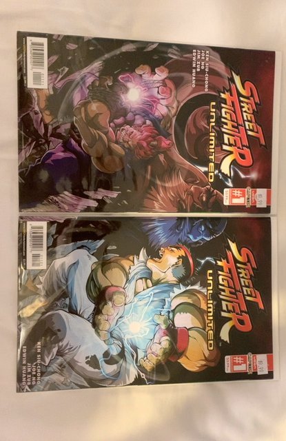 Street Fighter Unlimited #1 Heroe’s Haven connecting variants